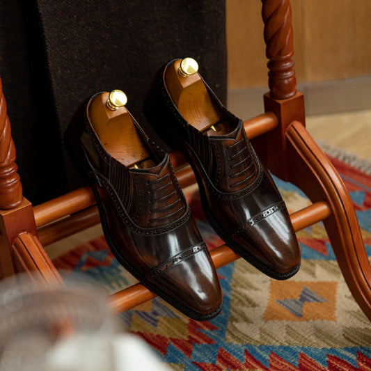 Gentleman Cowhide Commuting Formal Shoes